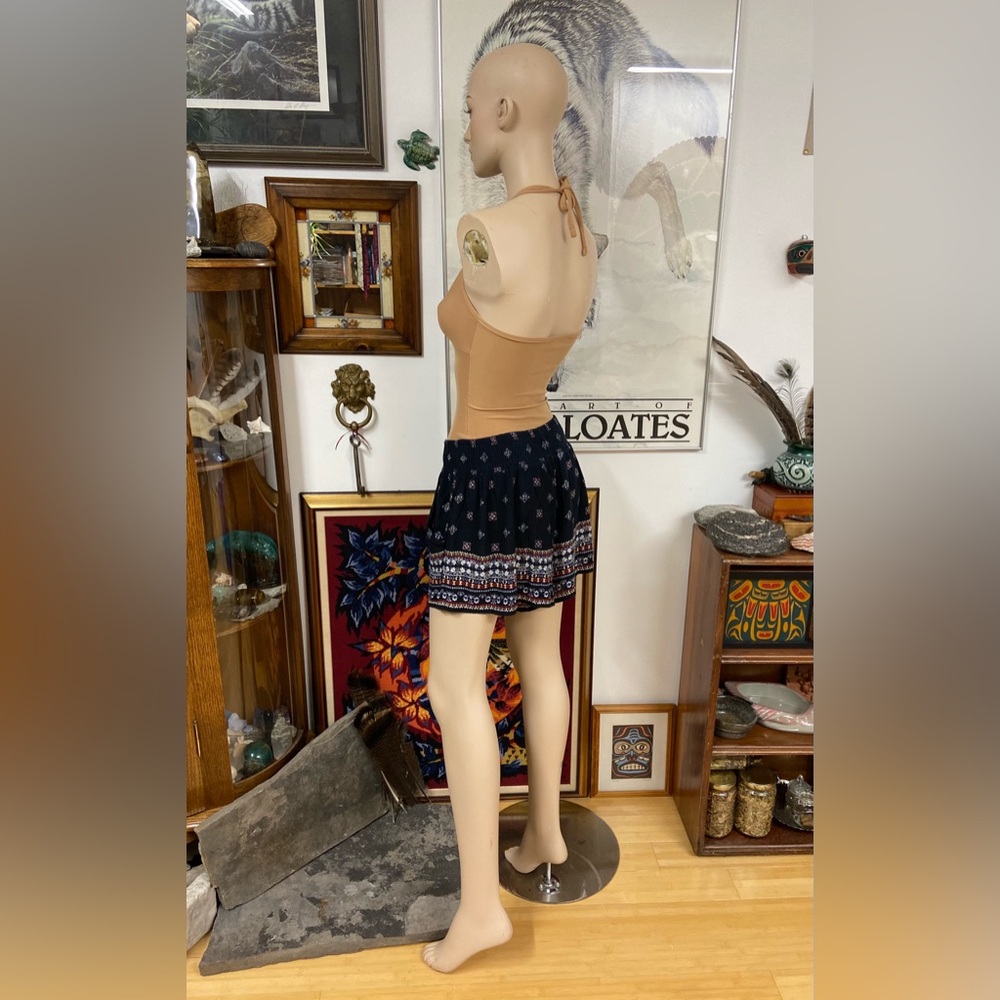 Black Patterned Shorts - Picture 5 of 11